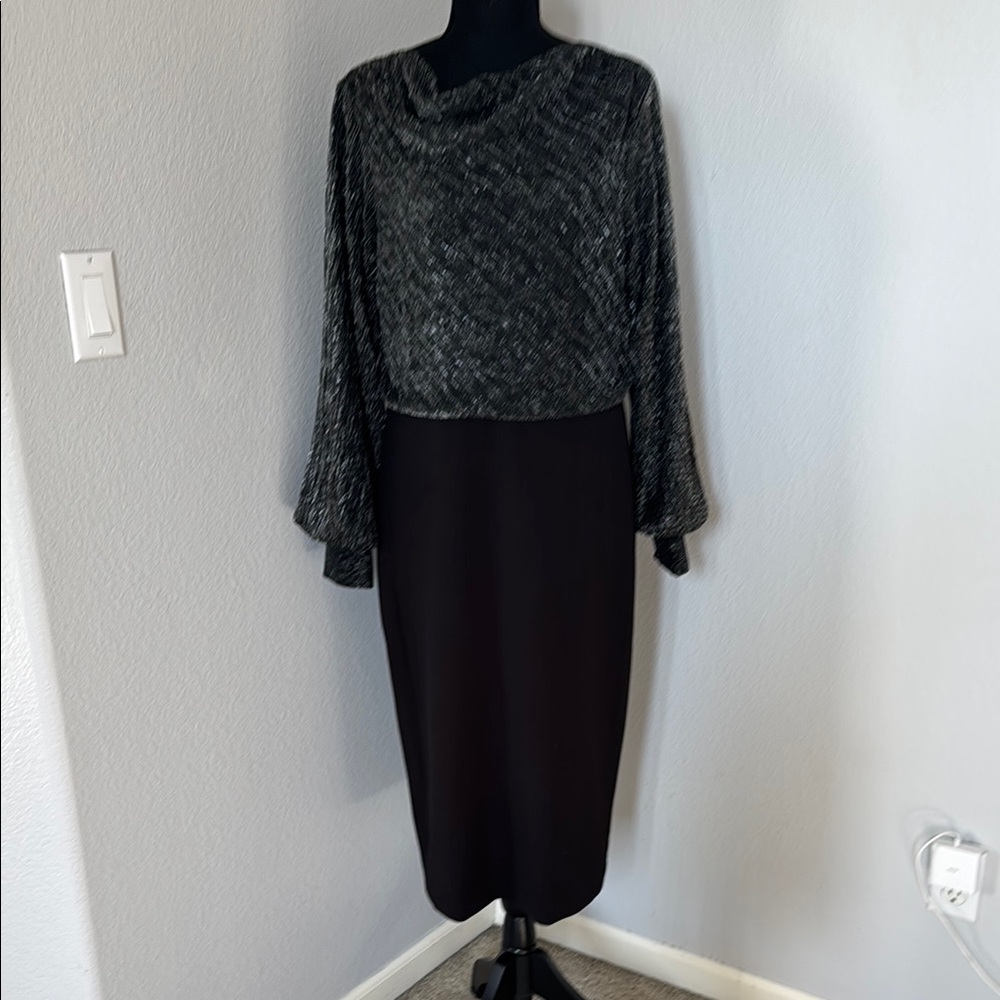 Chic Black and Gray Dress